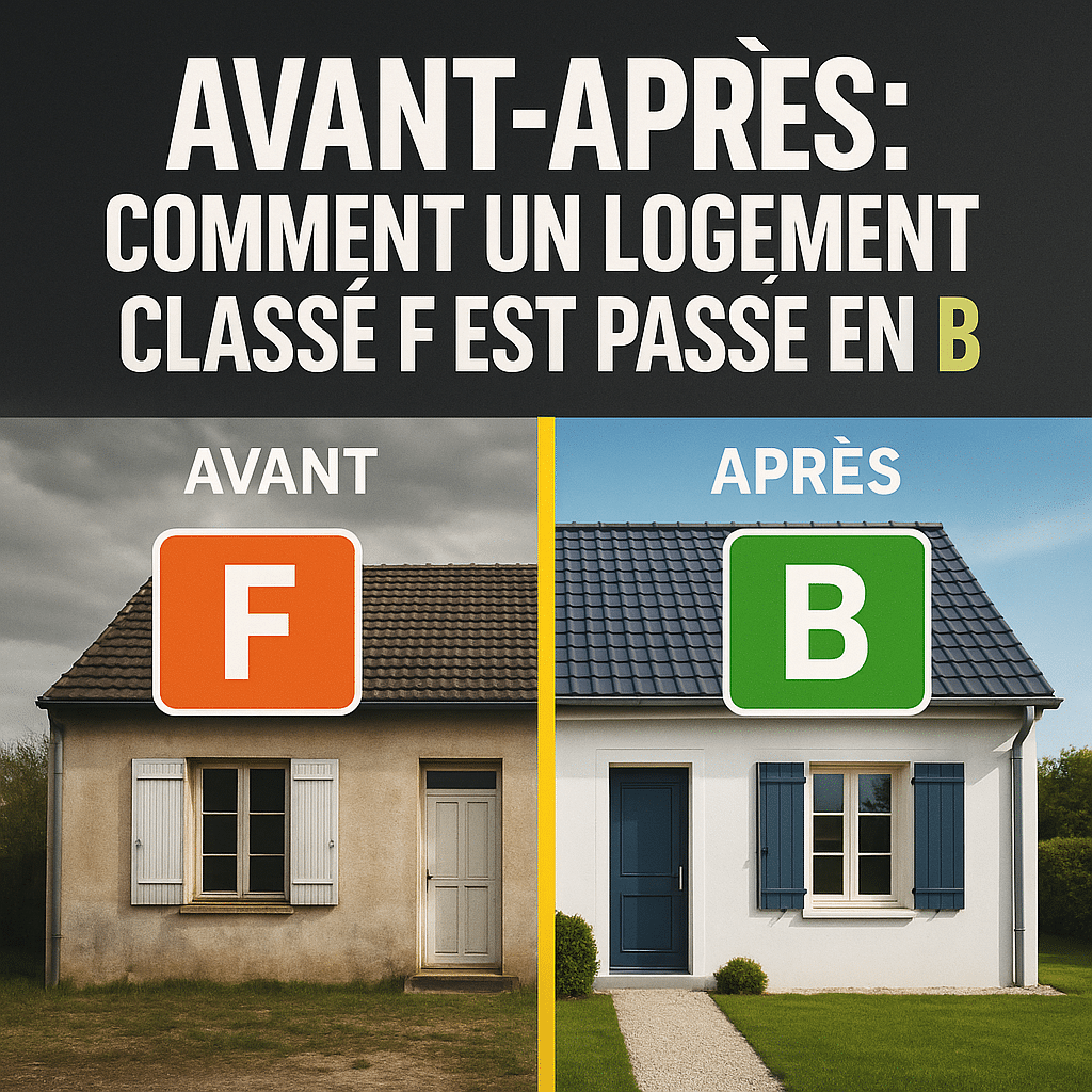 Illustration complémentaire de l’article sur Avant-après : comment un logement classé F est passé en B