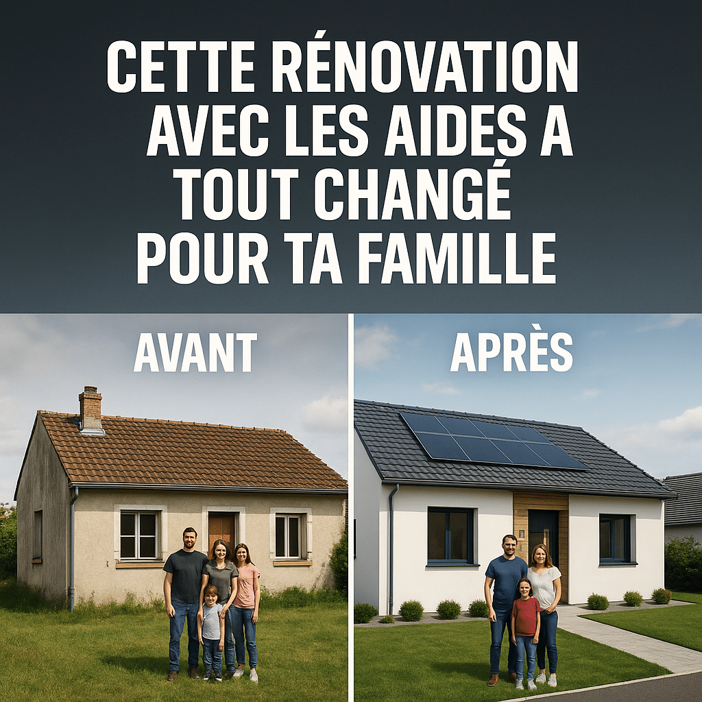 Illustration complémentaire de l’article sur Avant et Après : cette rénovation avec les aides a tout changé pour cette famille