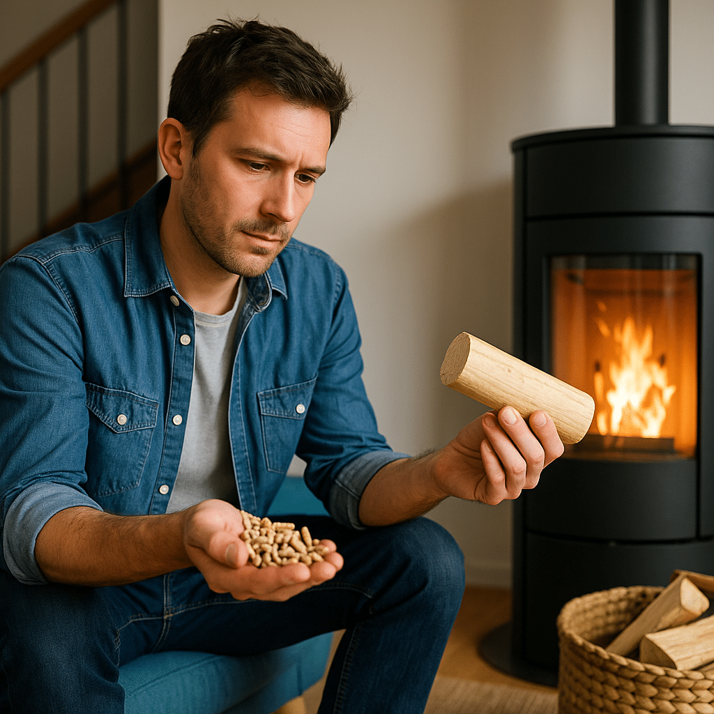 Illustration complémentaire de l’article sur Chauffage au bois, granulés ou pellets : quel poêle choisir en 2025 ?