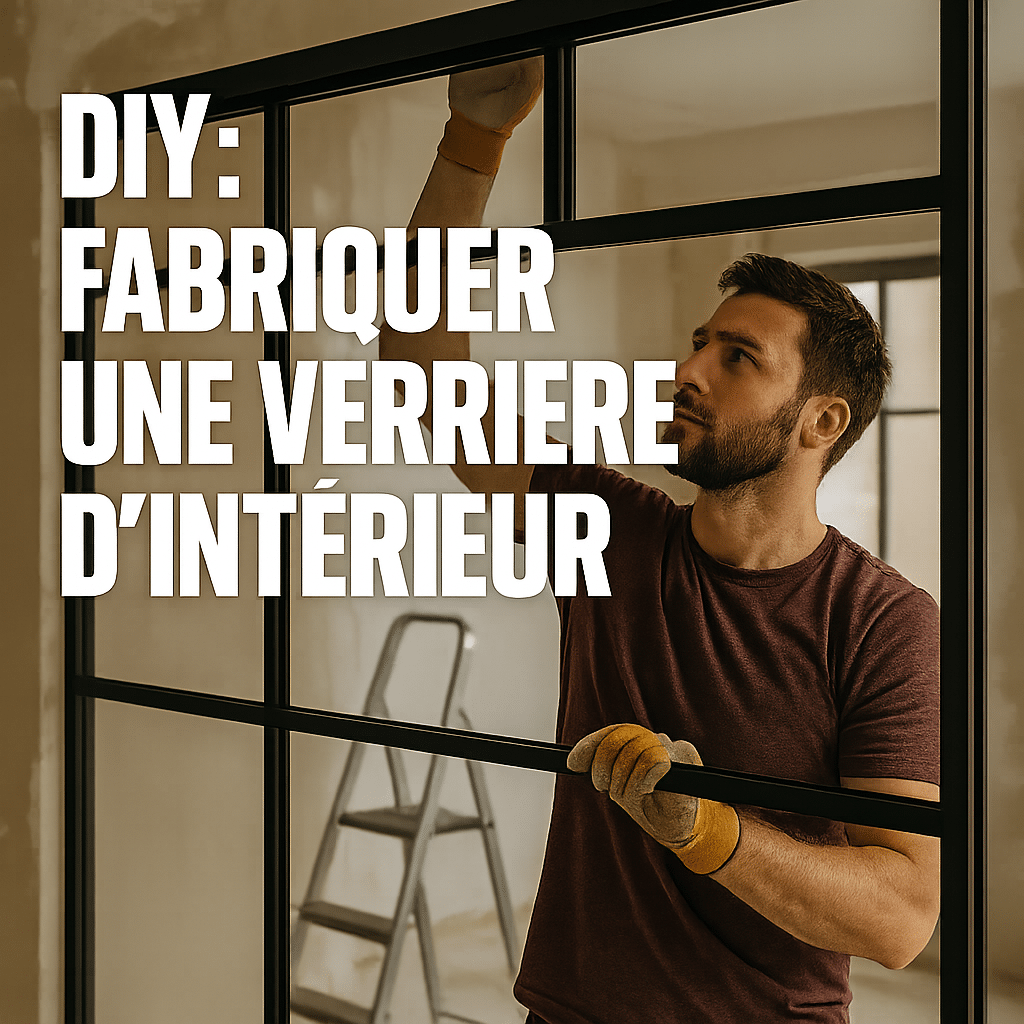 Illustration complémentaire de l’article sur DIY : fabriquer une verrière d’intérieur