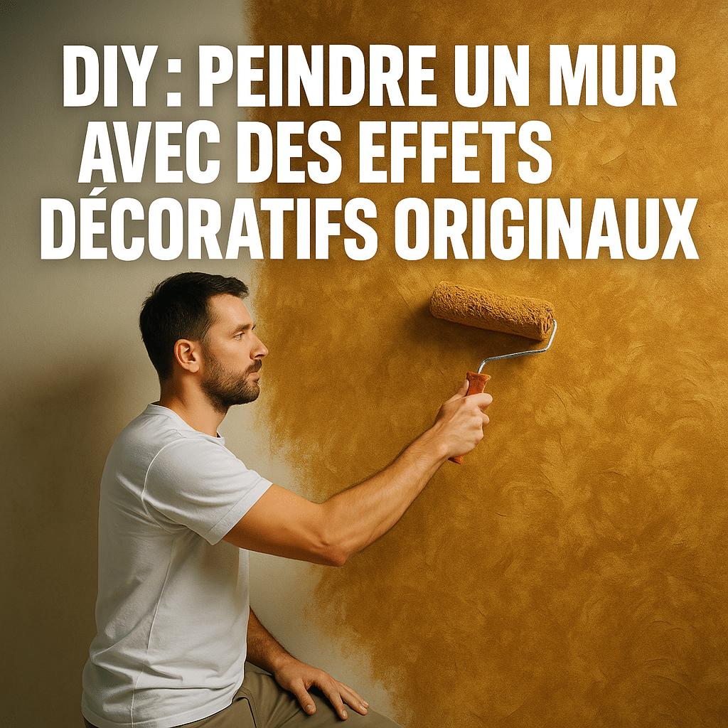 Illustration complémentaire de l’article sur DIY : Peindre un mur avec des effets décoratifs originaux