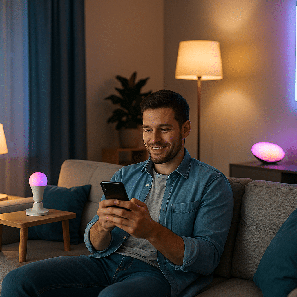 Illustration complémentaire de l’article sur Éclairage intelligent : top 5 des systèmes connectés pour une maison moderne (2025)