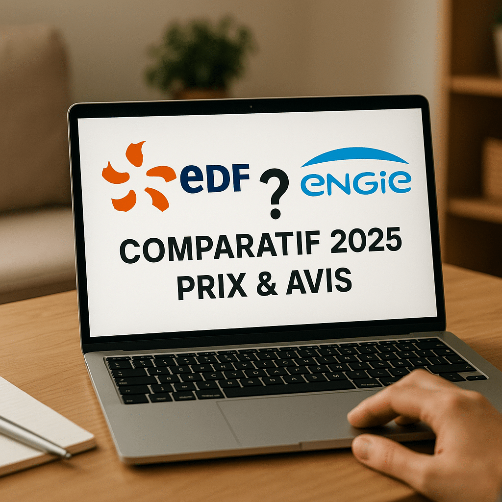 Visuel d’introduction sur EDF ou Engie ? Comparatif 2025 : Prix & Avis