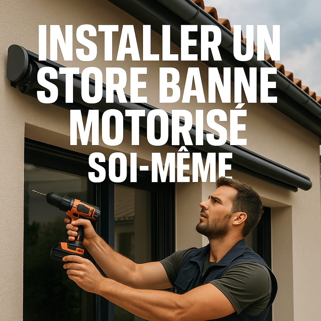 Illustration complémentaire de l’article sur Installer un store banne motorisé soi-même