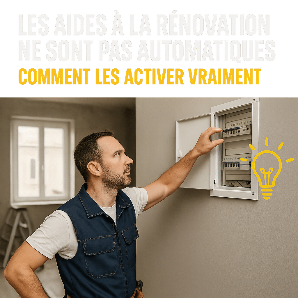 Illustration complémentaire de l’article sur Les aides à la rénovation ne sont pas automatiques : comment les activer vraiment