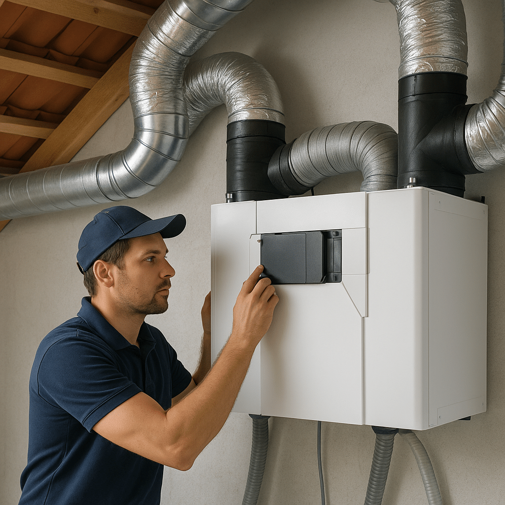 Visuel d’introduction sur Les meilleures VMC double flux pour une maison saine en 2025