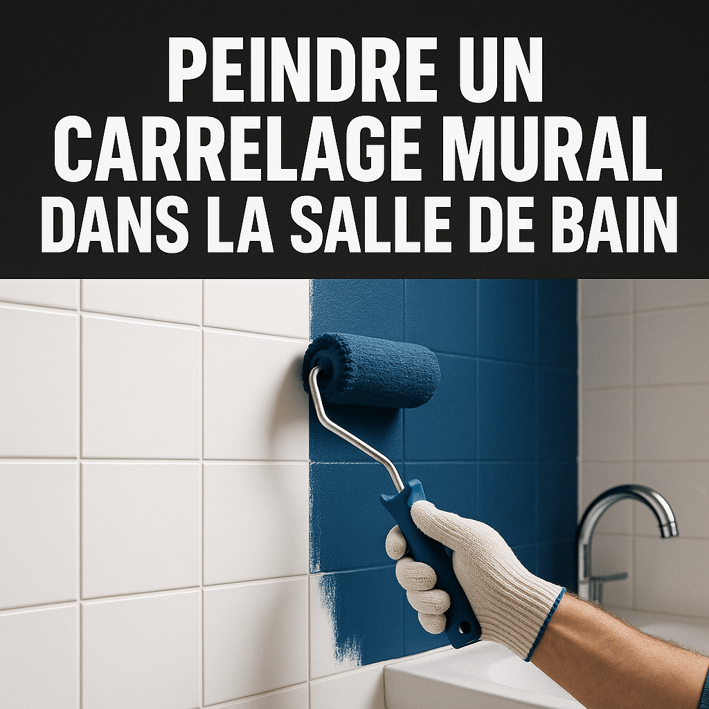 Illustration complémentaire de l’article sur Peindre un carrelage mural dans la salle de bain