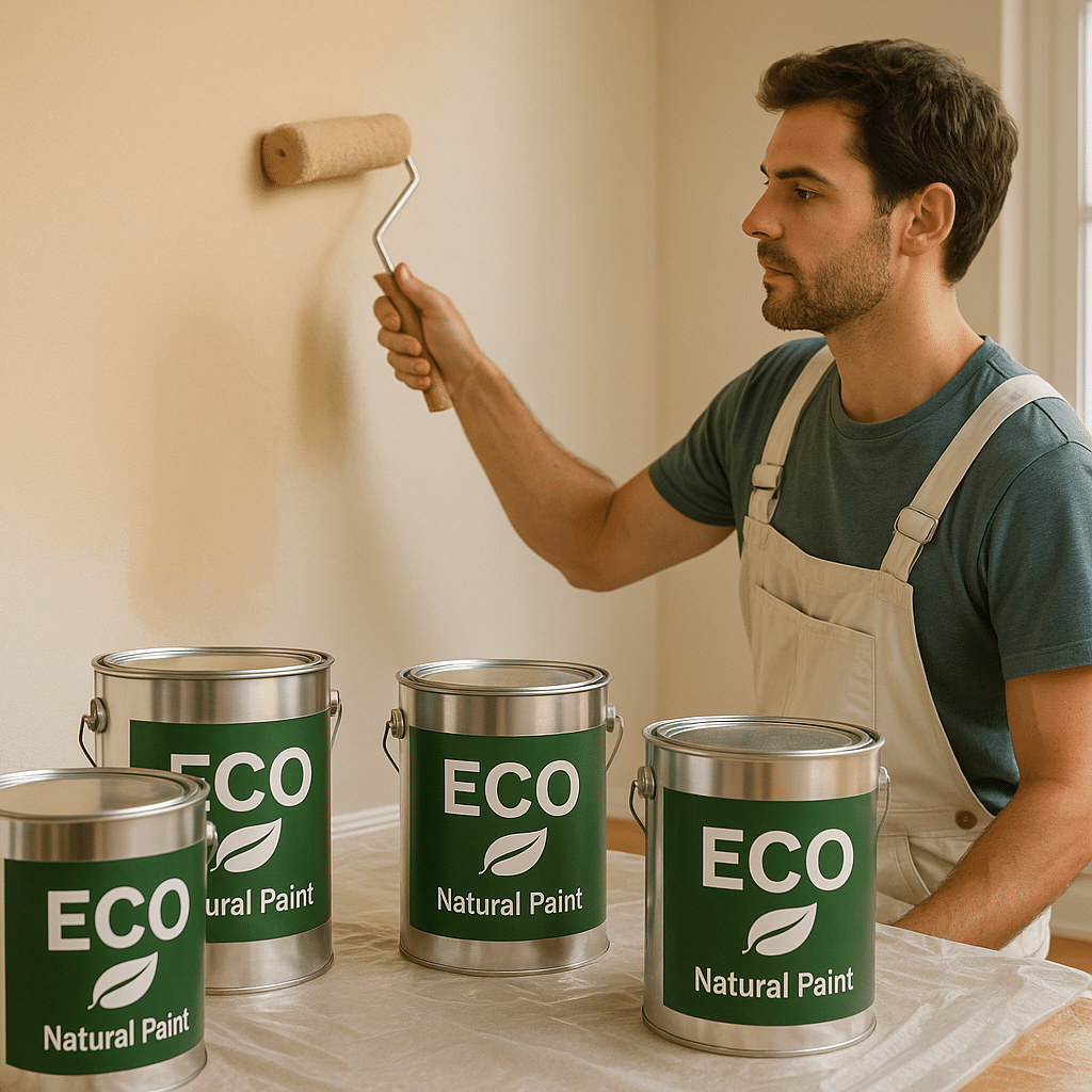 Visuel d’introduction sur Peinture écologique : quelles marques choisir en 2025 pour une rénovation saine ?