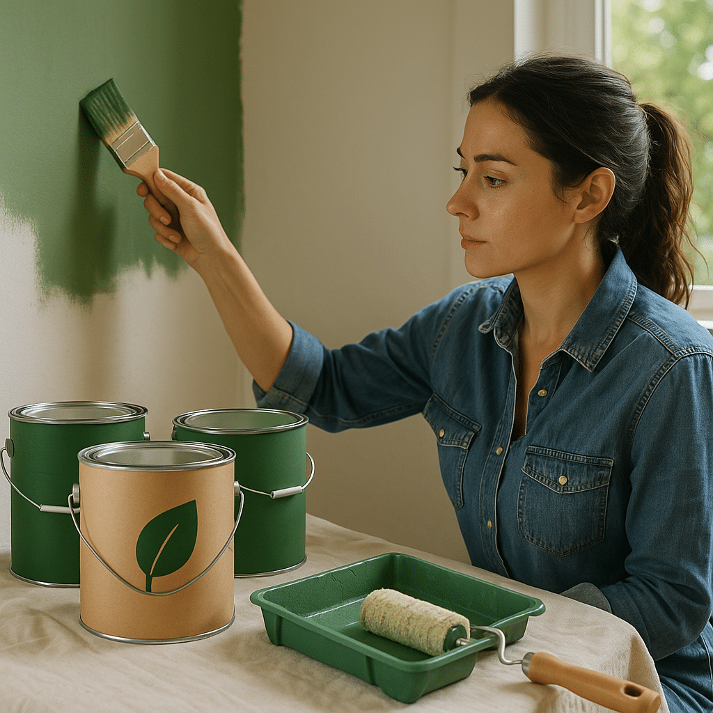Illustration complémentaire de l’article sur Peinture écologique : quelles marques choisir en 2025 pour une rénovation saine ?
