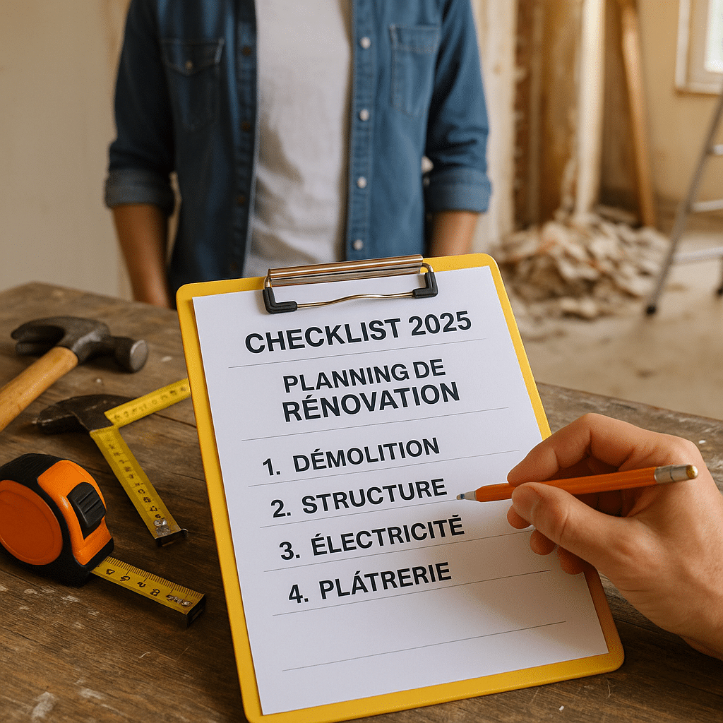 Illustration complémentaire de l’article sur Planning de rénovation : les étapes clés pour ne rien oublier (checklist 2025)