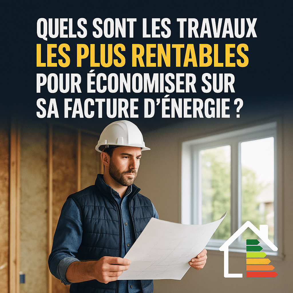 Illustration complémentaire de l’article sur Quels sont les travaux les plus rentables pour économiser sur sa facture d’énergie ?