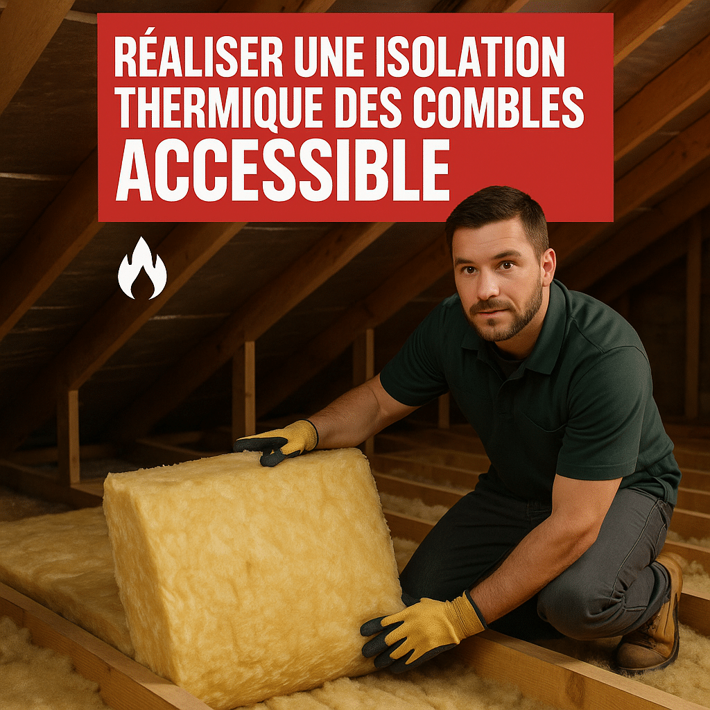 Illustration complémentaire de l’article sur Réaliser une isolation thermique des combles accessible