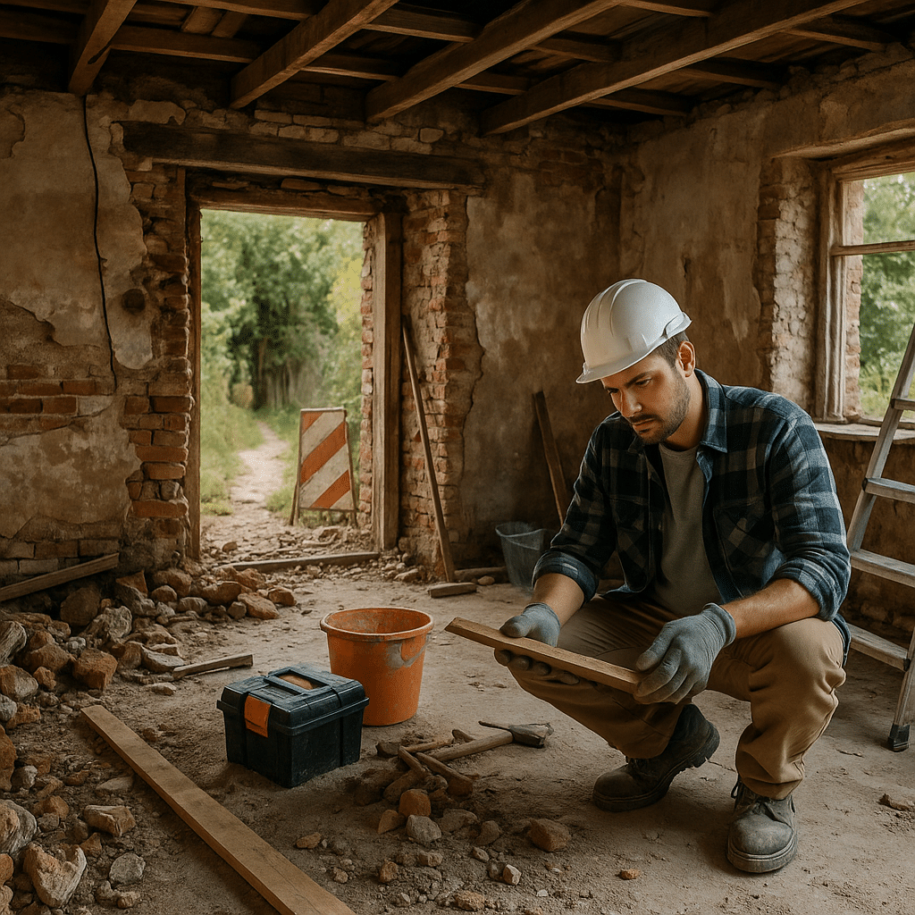 Visuel d’introduction sur Rénovation d’une maison ancienne : pièges, coûts et vraies solutions