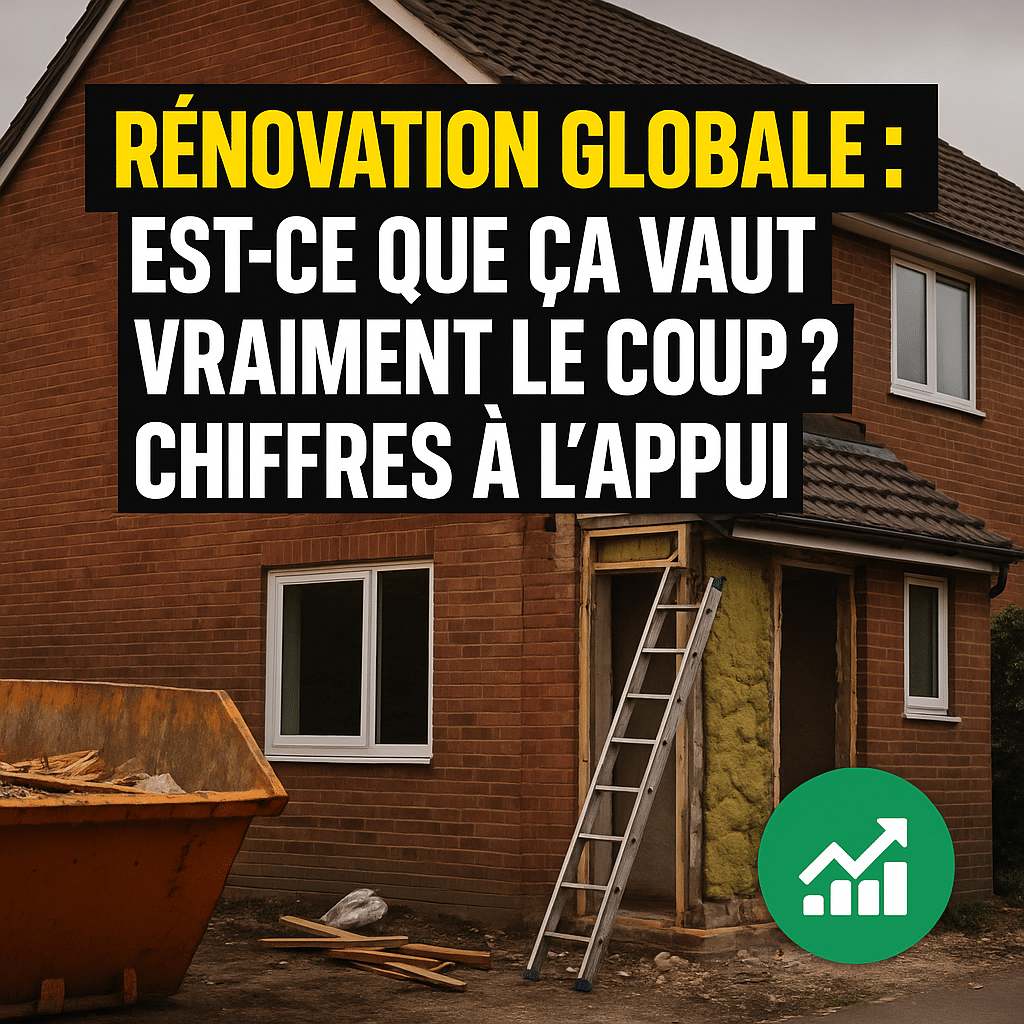 Illustration complémentaire de l’article sur Rénovation globale : est-ce que ça vaut vraiment le coup ? Chiffres à l’appui