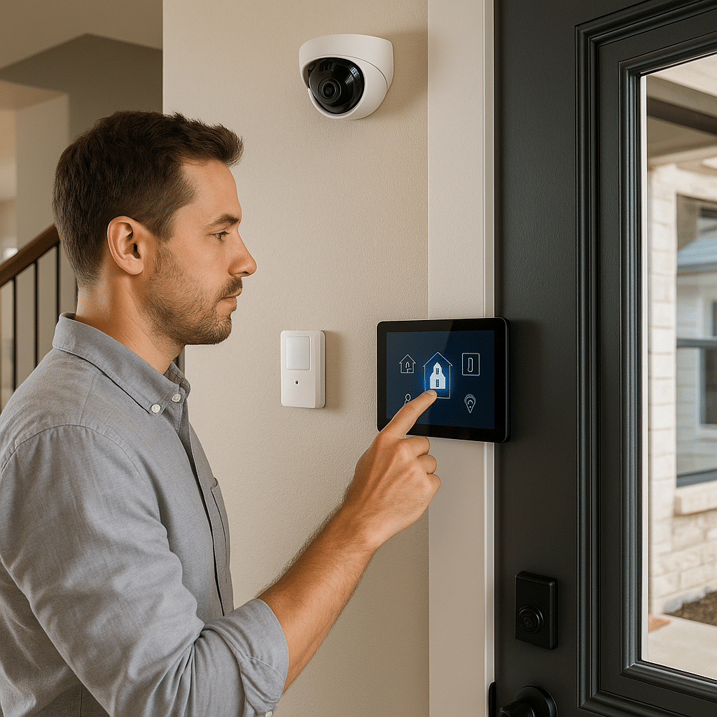 Visuel d’introduction sur Sécurité et domotique : comment protéger votre maison rénovée avec la tech (2025)