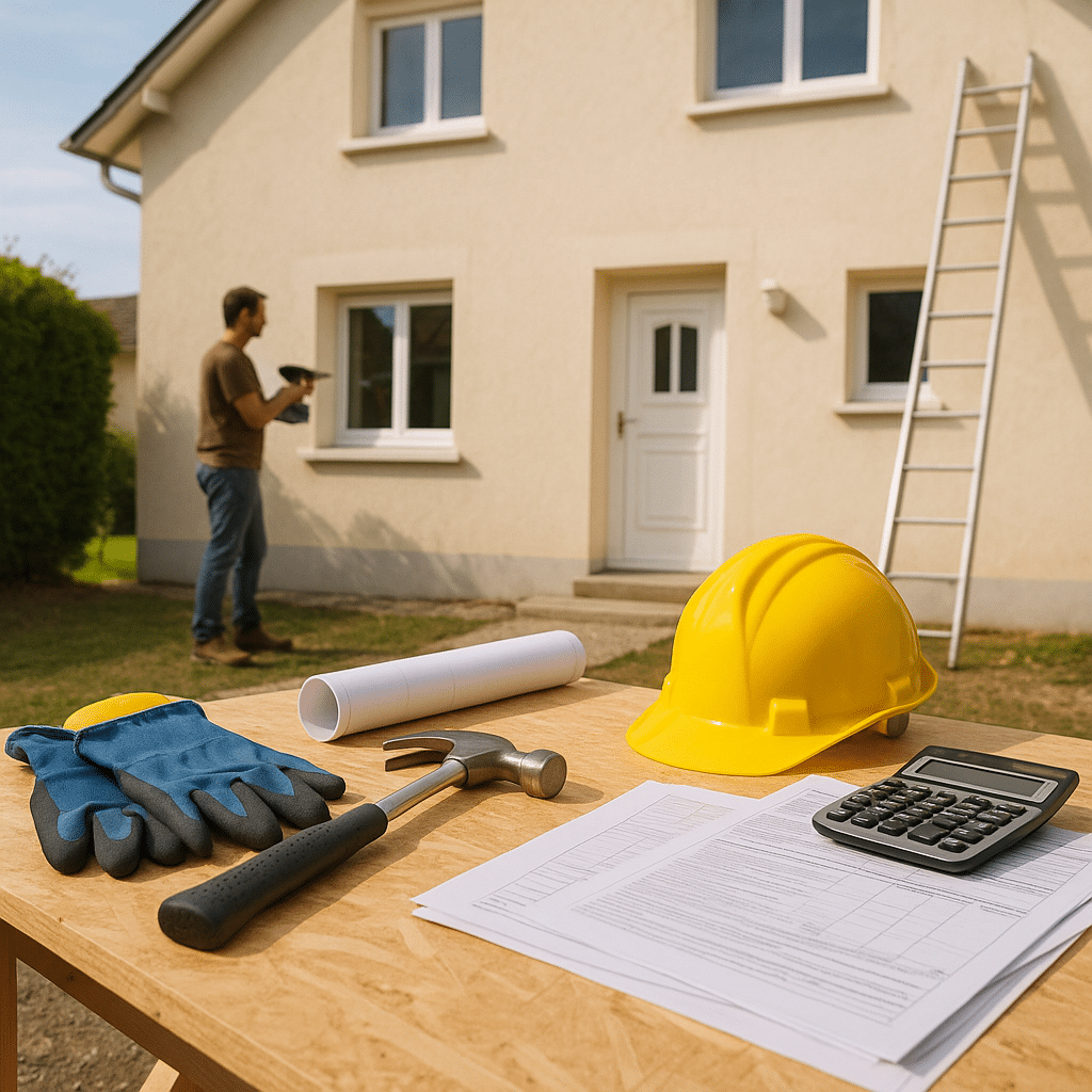 Visuel d’introduction sur travaux déductibles impôts résidence principale 2024