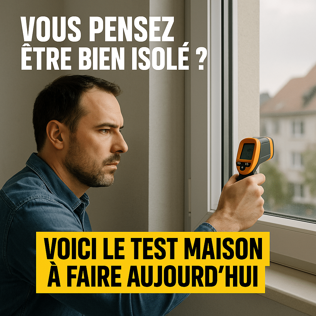 Illustration complémentaire de l’article sur Vous pensez être bien isolé ? Voici le test maison à faire aujourd’hui