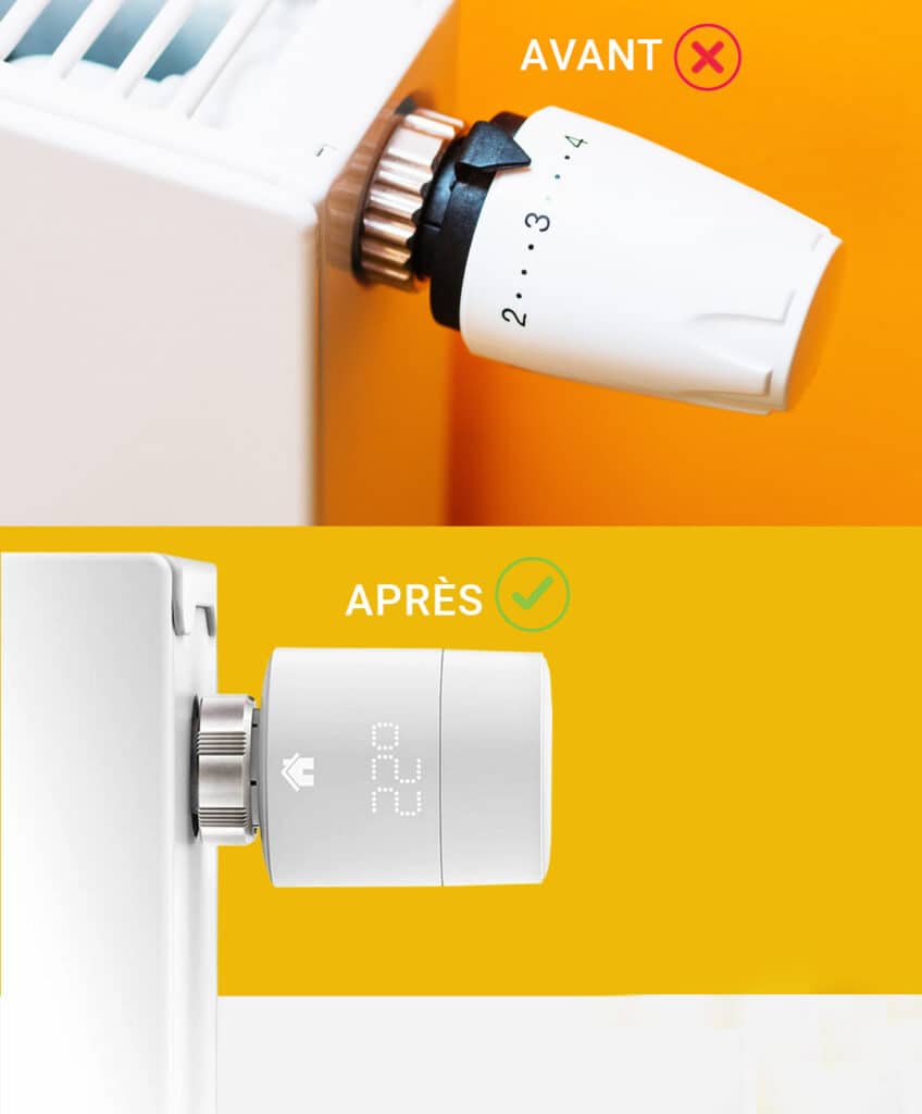 aides robinet thermostatique connecté