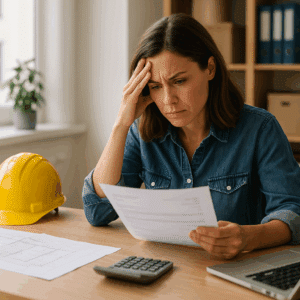 Illustration générée pour l’article : 3 erreurs qui empêchent tes travaux d’être financés par les aides