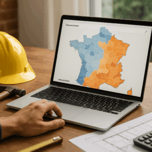 Illustration générée pour l’article : Quels sont les prix moyens des travaux dans votre région ? (carte interactive)