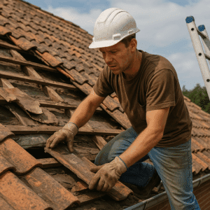 Illustration générée pour l’article : 5 erreurs à éviter lors d’une rénovation de toiture