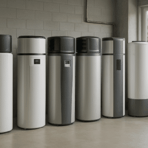 Illustration générée pour l’article : Les 7 meilleurs chauffe-eau thermodynamiques de 2025