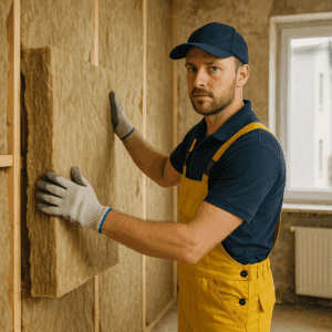 Illustration générée pour l’article : Quel type d’artisan faut-il contacter pour vos travaux de rénovation énergétique ?