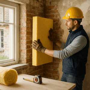 Illustration générée pour l’article : Rénovation énergétique d’une maison ancienne : par quoi commencer ?