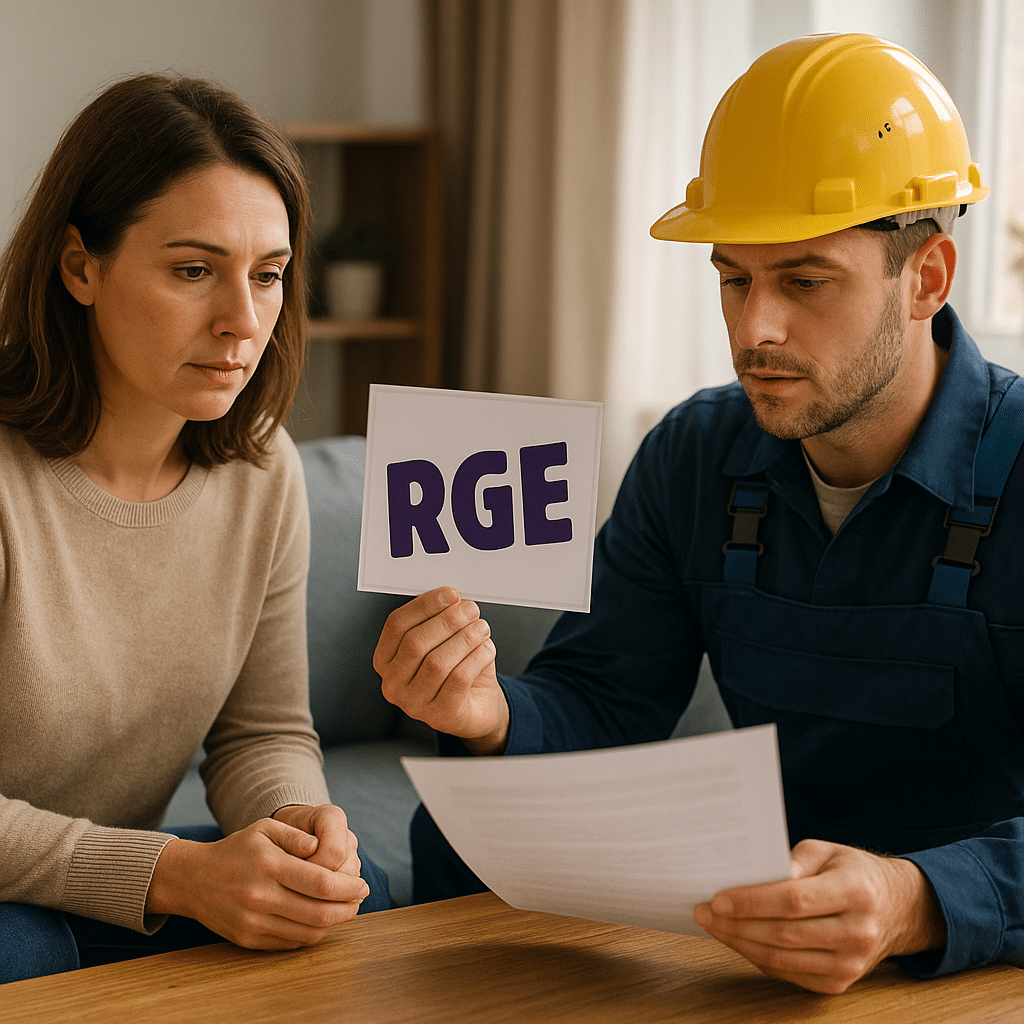 Illustration générée pour l’article : Est-ce obligatoire d’avoir un artisan RGE pour bénéficier des aides ?