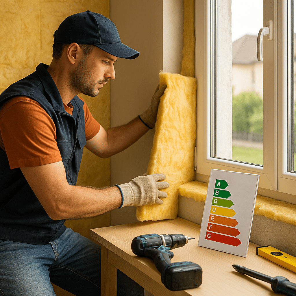 Illustration générée pour l’article : Quels travaux prioriser pour améliorer le DPE de son logement ?