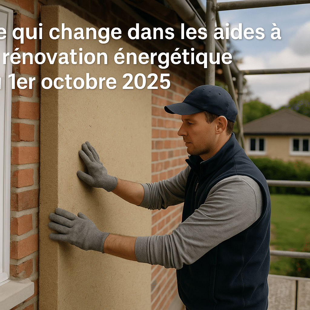 Ce qui change dans les aides à la rénovation énergétique au 1er octobre 2025