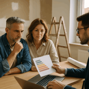 Illustration générée pour l’article : DPE, audit, prime : le parcours simplifié pour rénover intelligemment