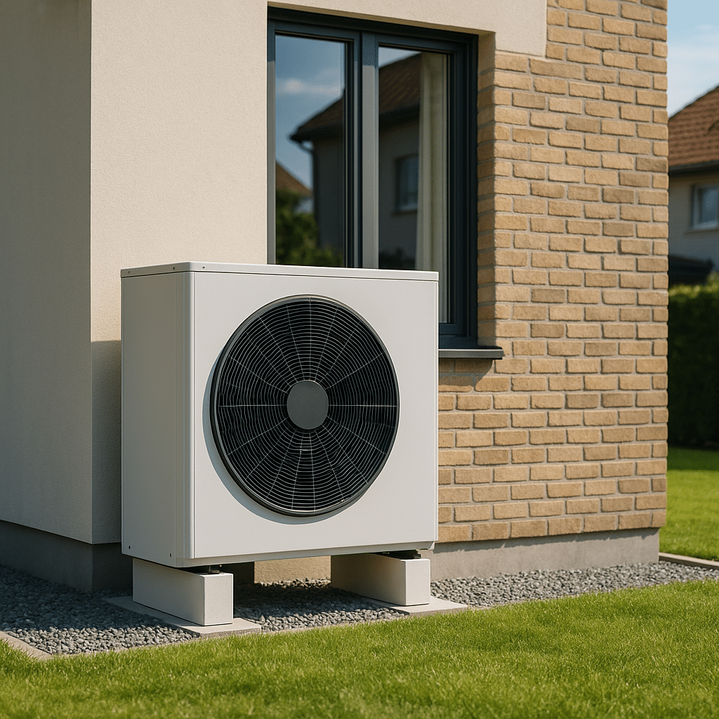 Illustration générée pour l’article : Pompe à chaleur : faut-il encore y croire en 2025 ?