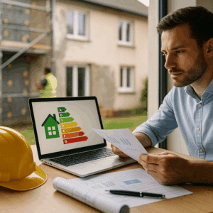 Illustration générée pour l’article : Rénovation énergétique : ces chiffres qui vont vous faire changer d’avis