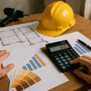 Illustration générée pour l’article : Rénovation globale : est-ce que ça vaut vraiment le coup ? Chiffres à l’appui