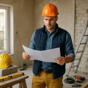 Illustration générée pour l’article : Travaux 2025 : ce que la loi vous impose… sans que vous le sachiez