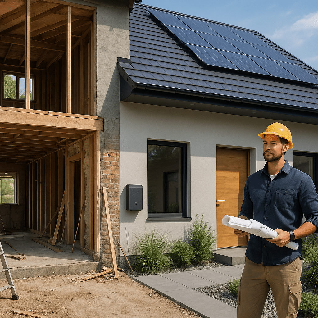 Illustration générée pour l’article : Rénovation passive : est-ce viable pour votre logement en 2025 ?