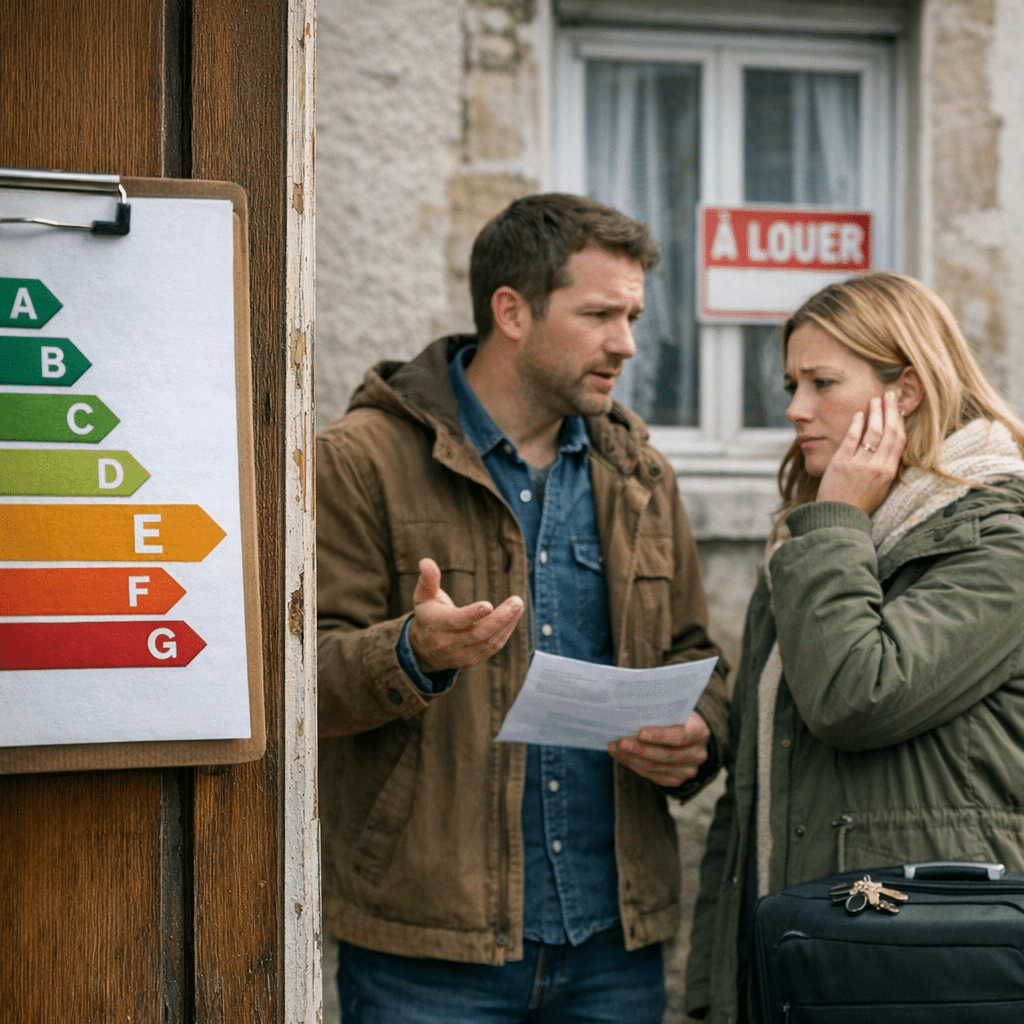 Illustration générée pour l’article : Classe énergétique E : serez-vous interdit de location bientôt ?