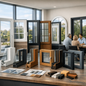 Illustration générée pour l’article : Le top 10 des marques de fenêtres en 2026