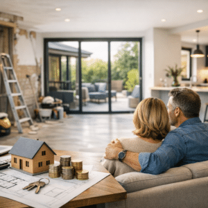 Illustration générée pour l’article : Le vrai retour sur investissement d’une rénovation en 2026