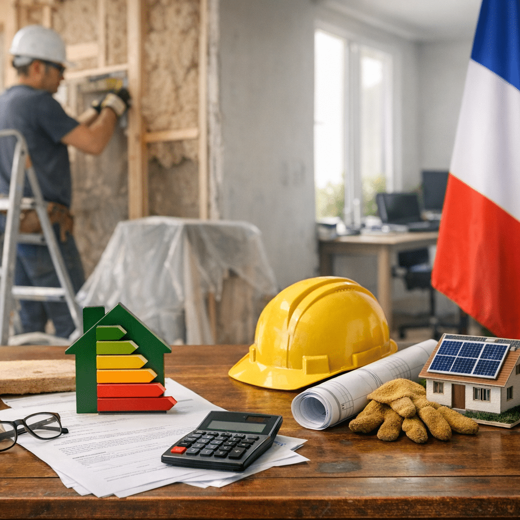 Illustration générée pour l’article : Réforme des aides rénovation 2026 : ce que le gouvernement a modifié