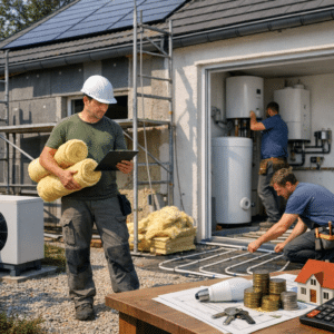 Illustration générée pour l’article : Rénovation énergétique sans MaPrimeRénov’ : quelles alternatives en 2026 ?