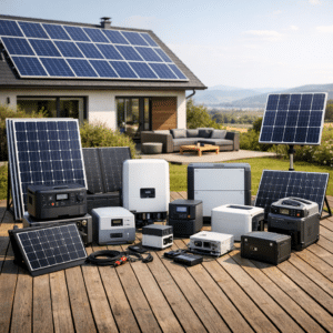 Illustration générée pour l’article : Top 10 des kits solaires autoconsommation en 2026