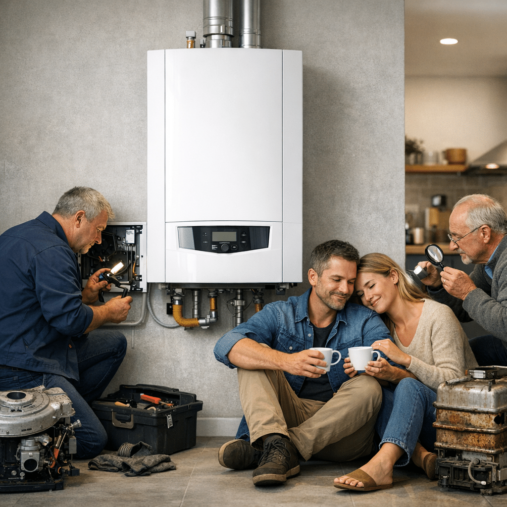 Illustration générée pour l’article : durée de vie d'une chaudière à gaz de dietrich