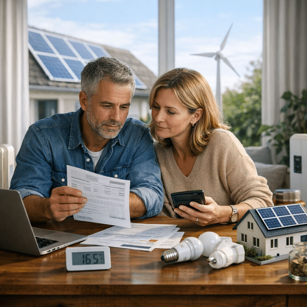 Illustration générée pour l’article : Crise énergétique : quelles solutions pour les particuliers ?