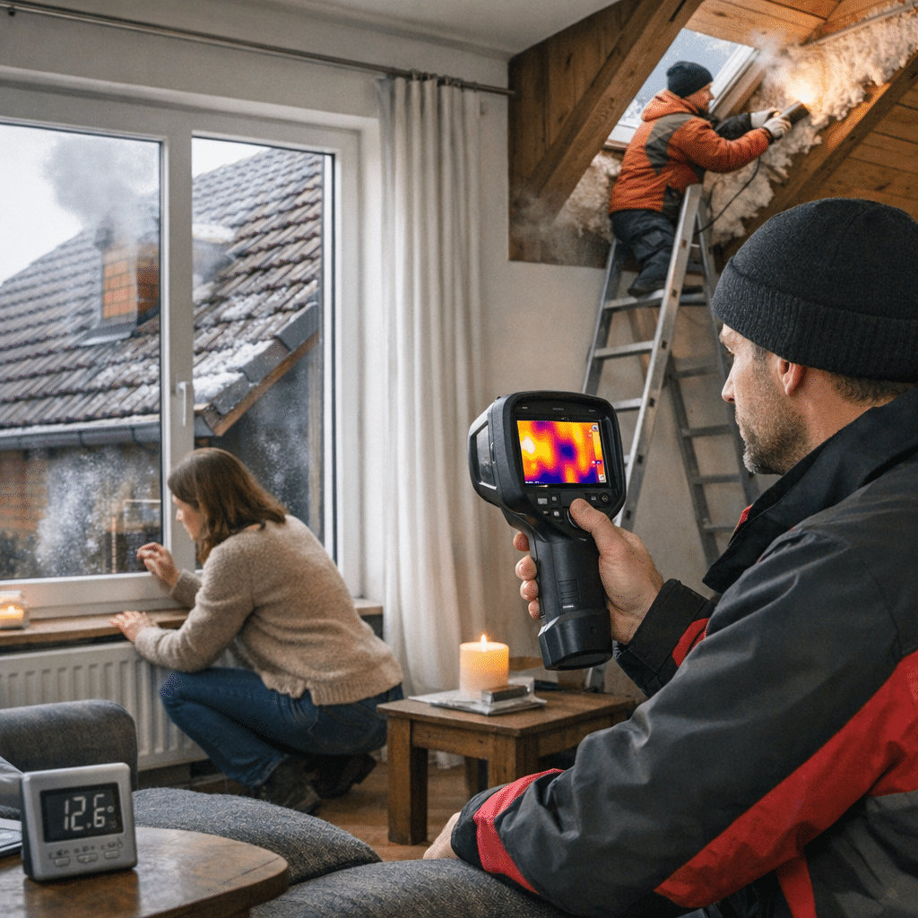 Maison mal isolée : comment détecter les pertes de chaleur ?
