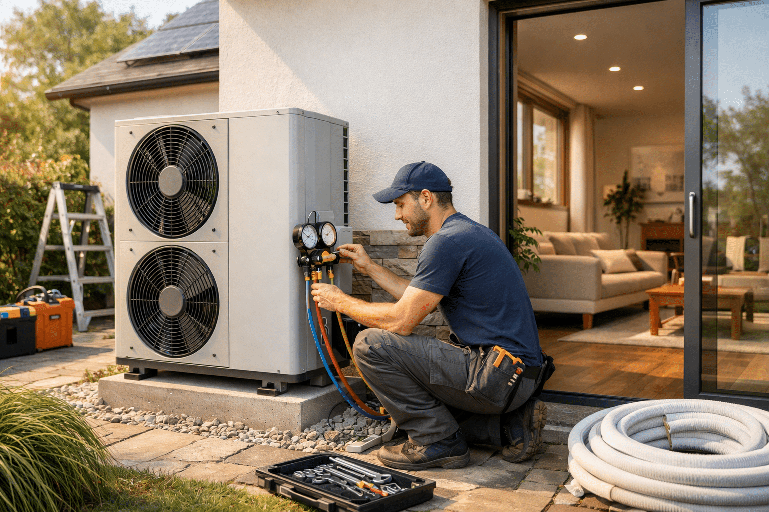 Illustration prix pompe à chaleur 2026 - guide complet