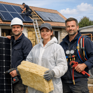 Illustration générée pour l’article : Top artisans RGE en Île-de-France (guide complet)