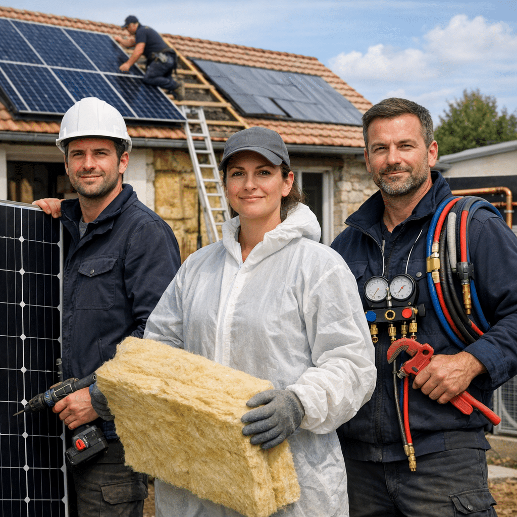 Illustration générée pour l’article : Top artisans RGE en Île-de-France (guide complet)