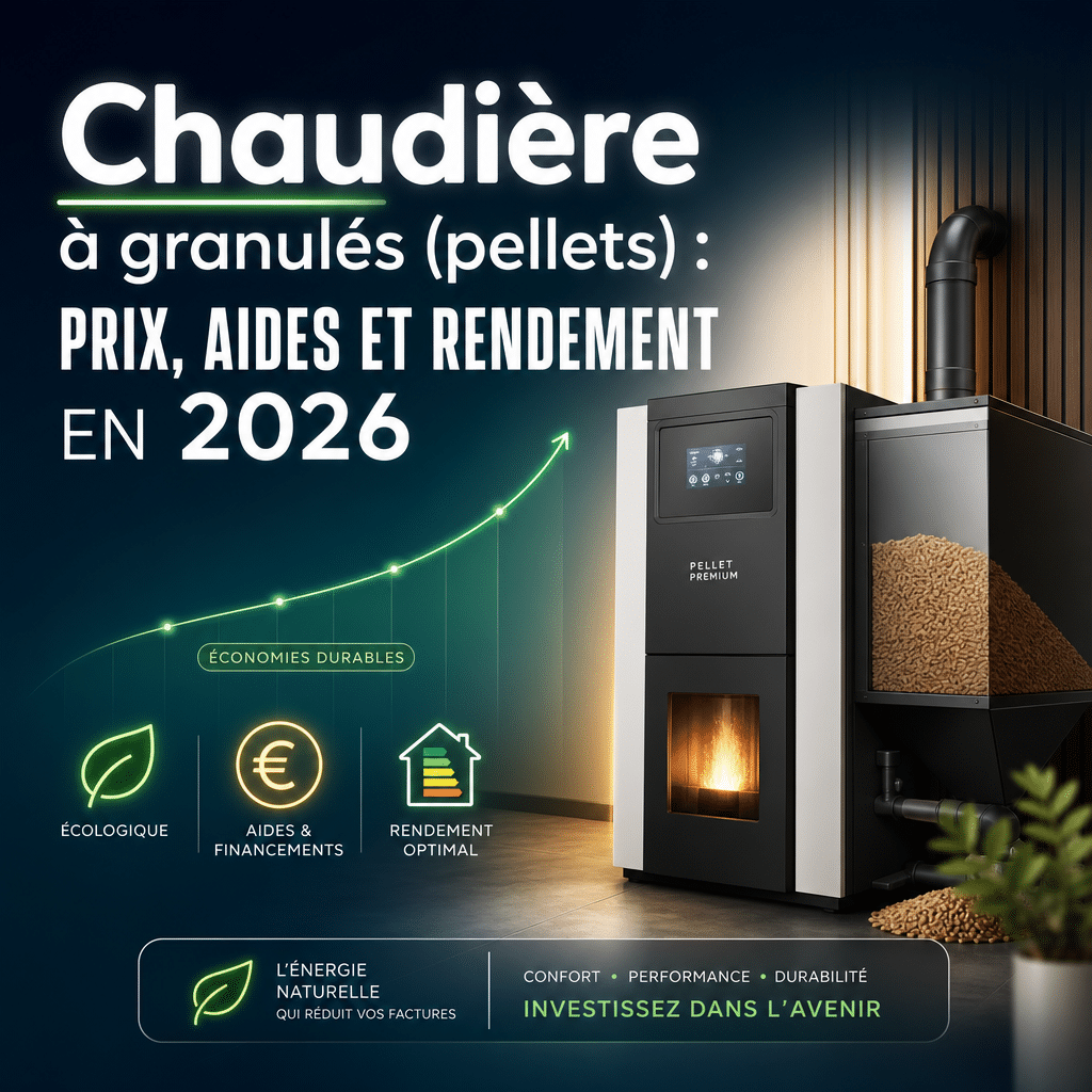 Chaudière à granulés (pellets) : prix, aides et rendement en 2026